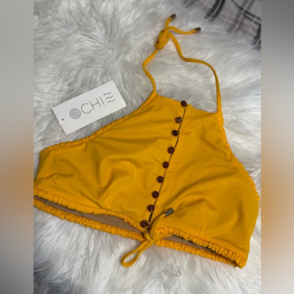 ochie | Donna Bikini Top | Mustard color | Medium| NWT